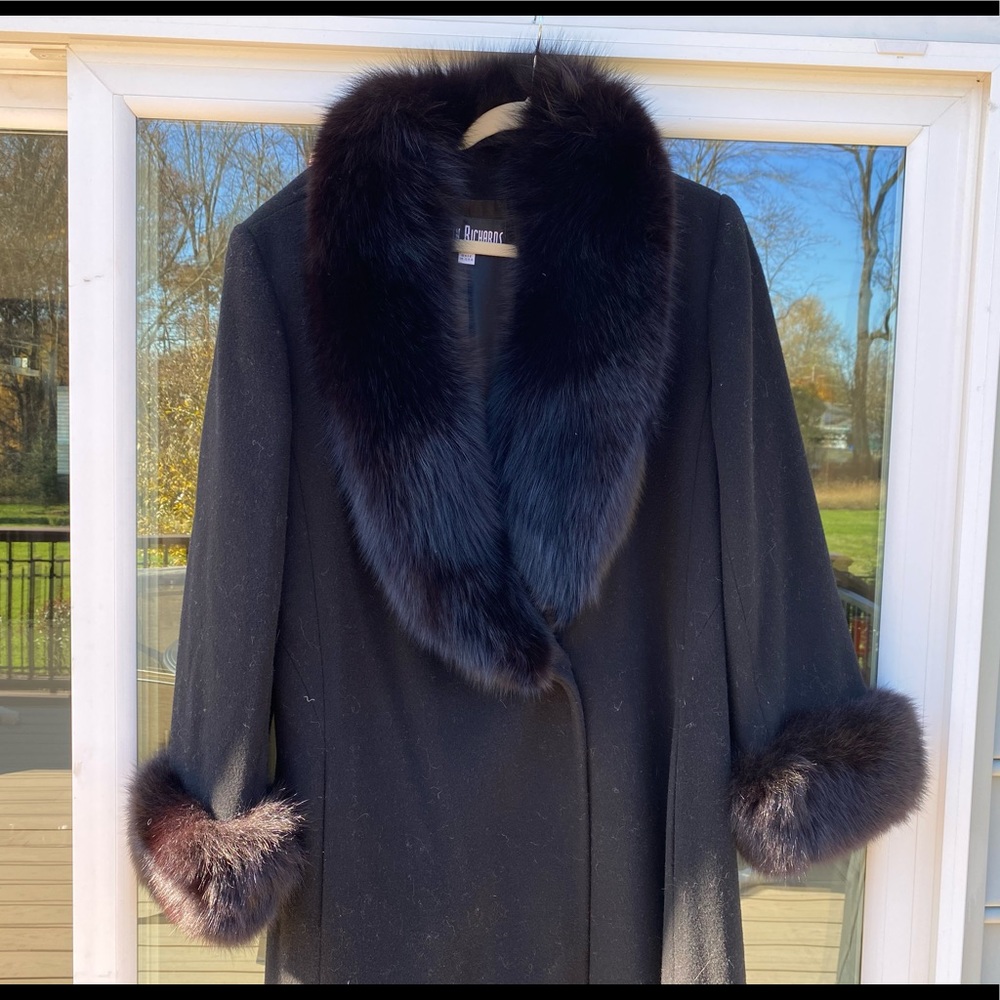 Marvin Richards fox fur coat